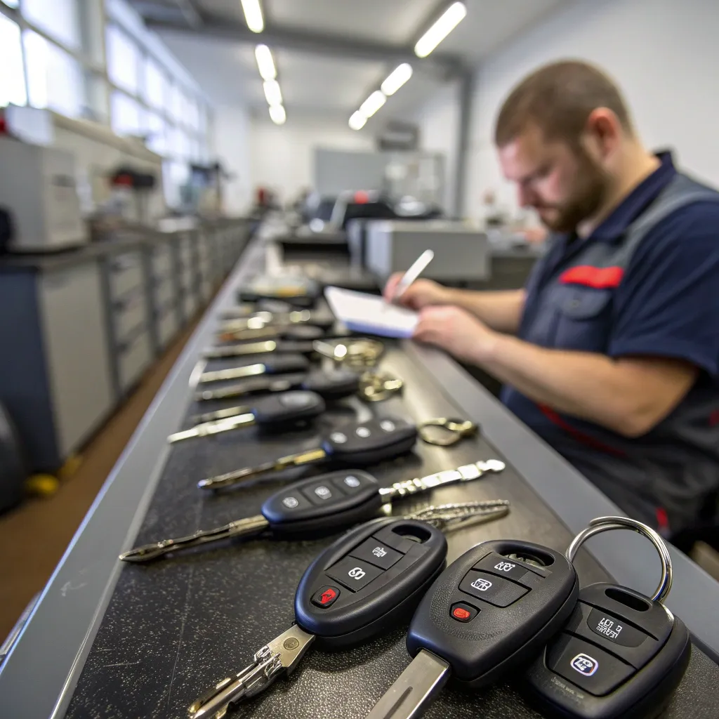 Automotive keys duplication service